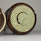 Vintage table lamps Ram Head, Italy 1970s Set of 2