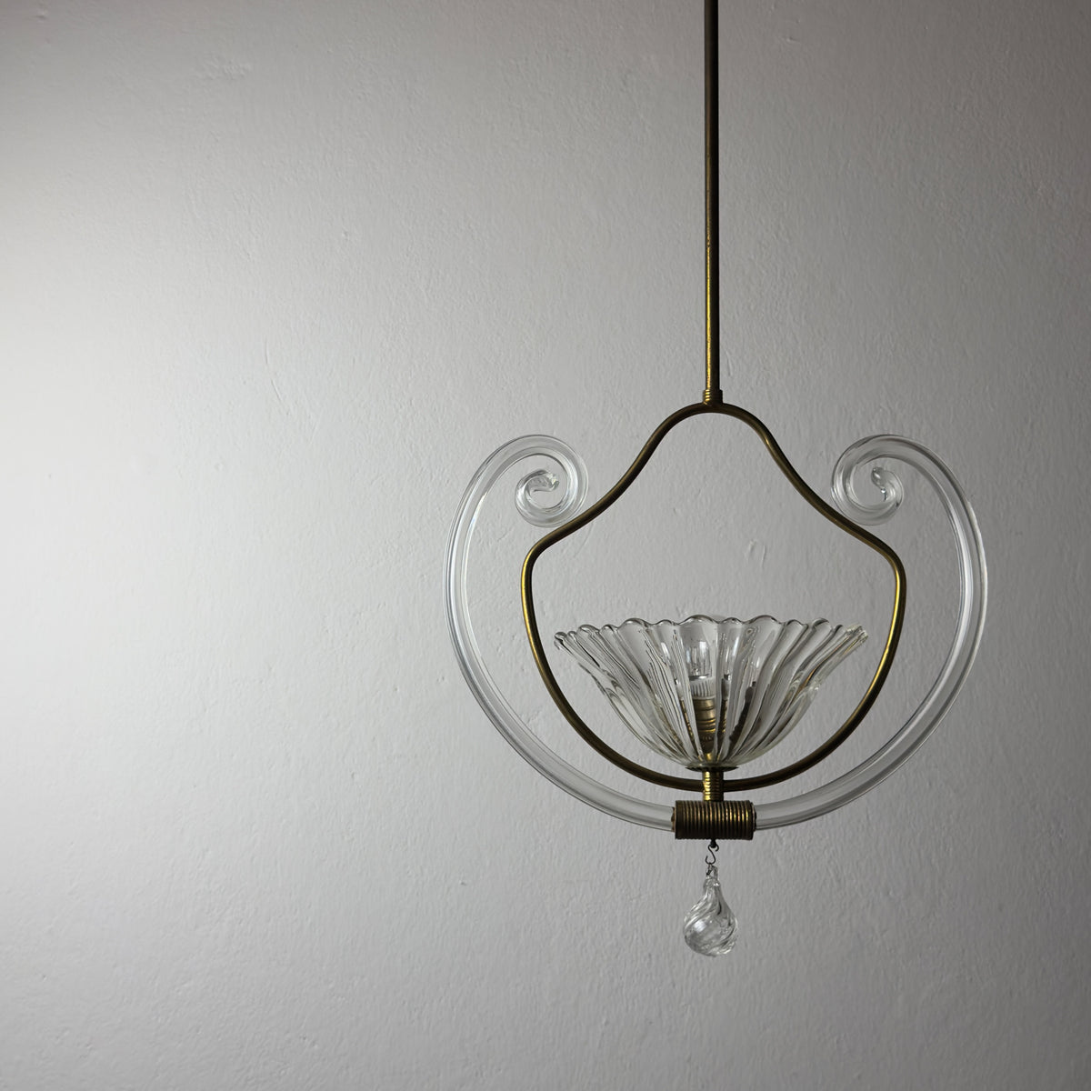 1930s Vintage Murano chandelier by Barovier & Toso, Italy
