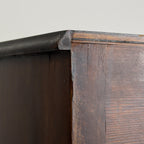 Vintage wood nightstand Italy 1970s