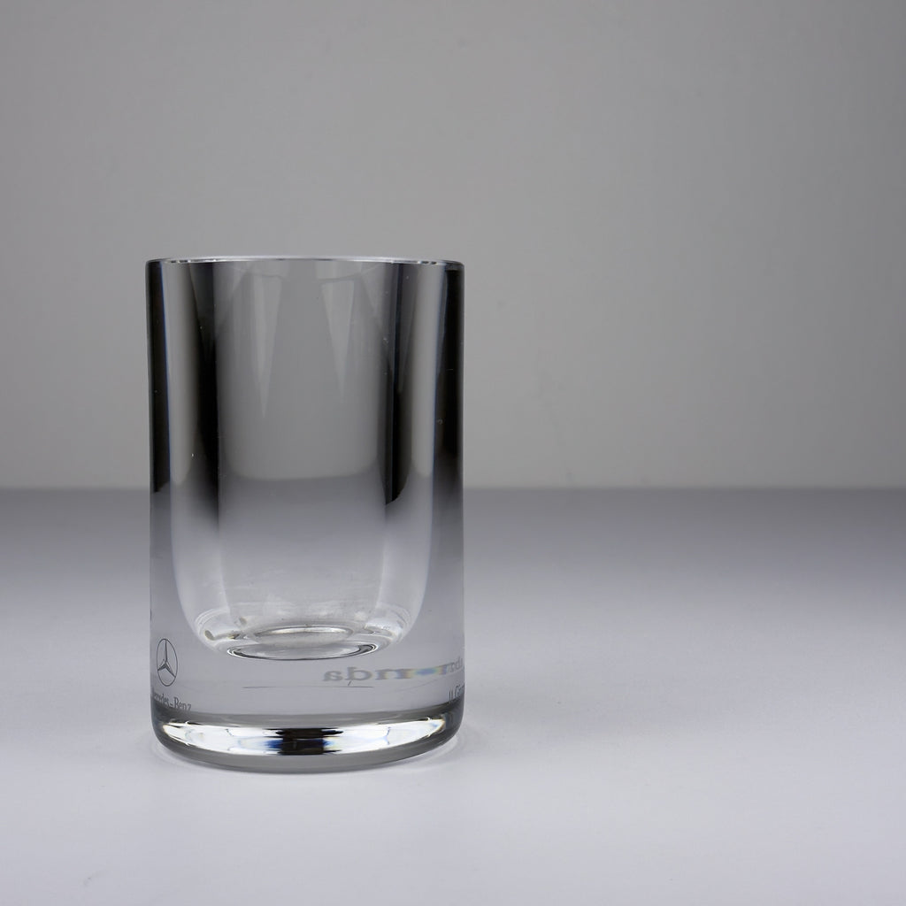 Mercedes-Benz Auto Rotonda Crystal Glass Vase by Il Giugno, 2003, Italian Design, 24% Lead Crystal
