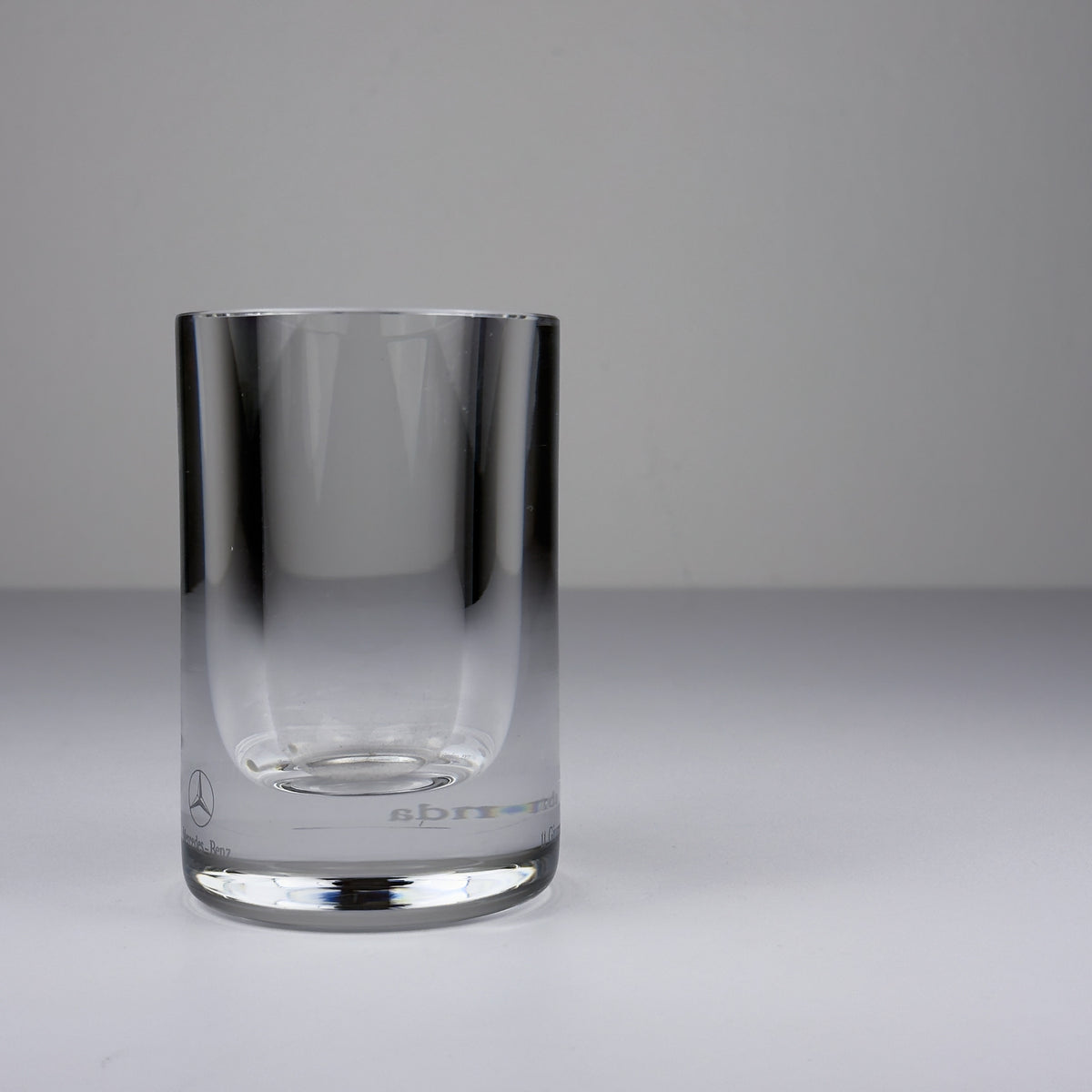 Mercedes-Benz Auto Rotonda Crystal Glass Vase by Il Giugno, 2003, Italian Design, 24% Lead Crystal