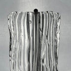 Mid-century murano glass chandelier Eliche by Venini Italy 1960s