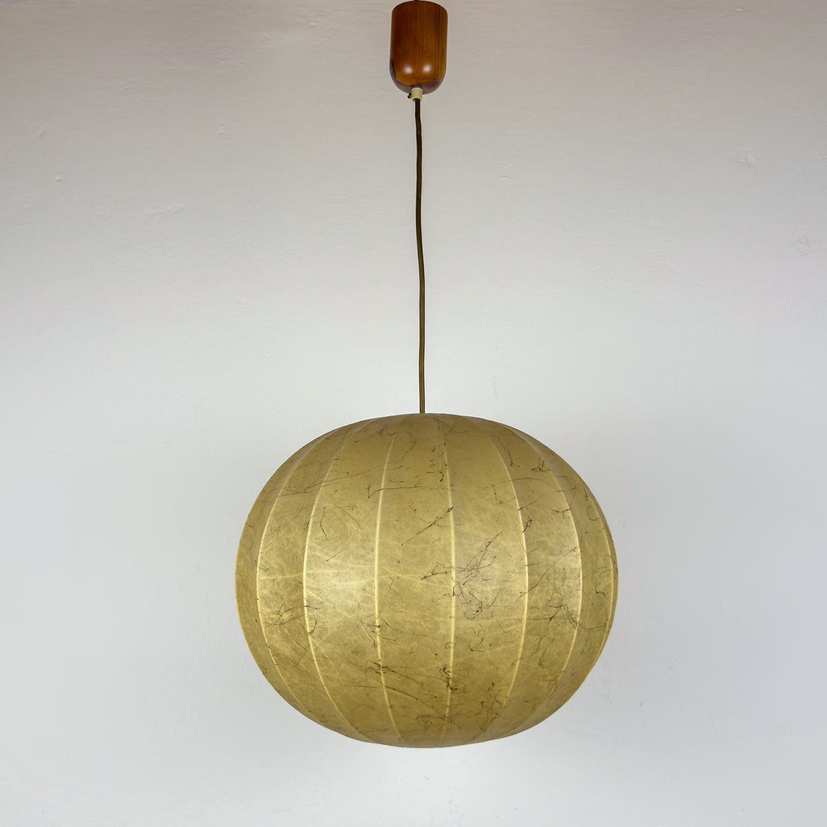 Cocoon Pendant Lamp by Friedel Wauer for Goldkant Leuchten, Germany 1960s