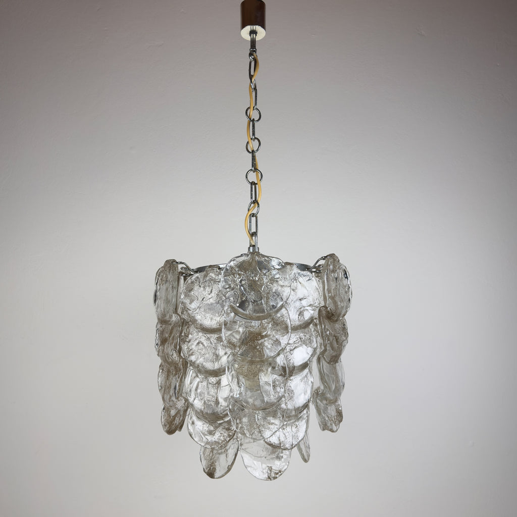 Vintage Murano chandelier by Mazzega, Italy 1970s