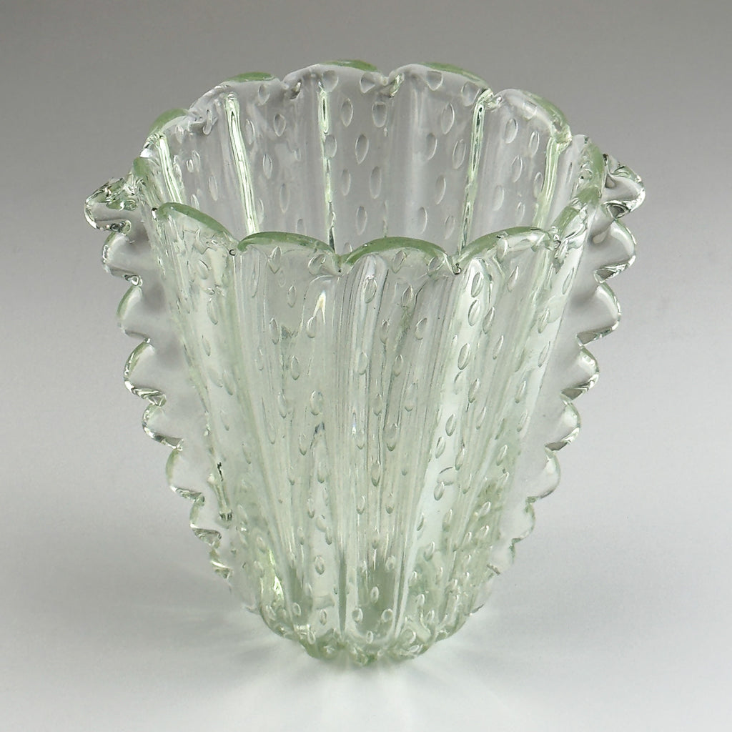 Vintage Murano glass Vase by Barovier & Toso, Italy 1930-40s