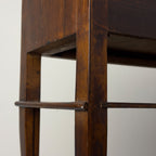 Vintage wood nightstand Italy 1970s