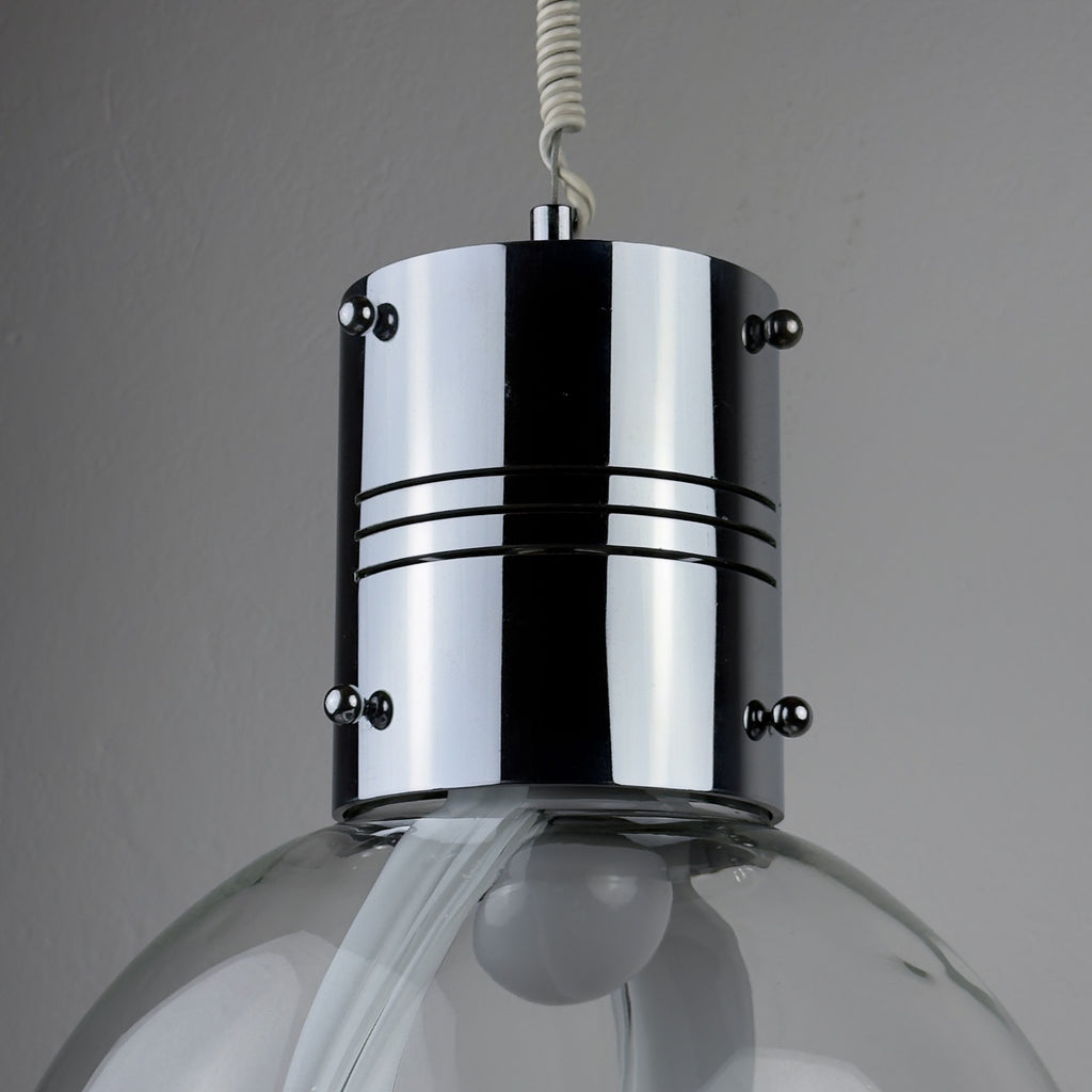 Vintage pendant lamp Membrane by Toni Zuccheri for Venini, Italy 1960s