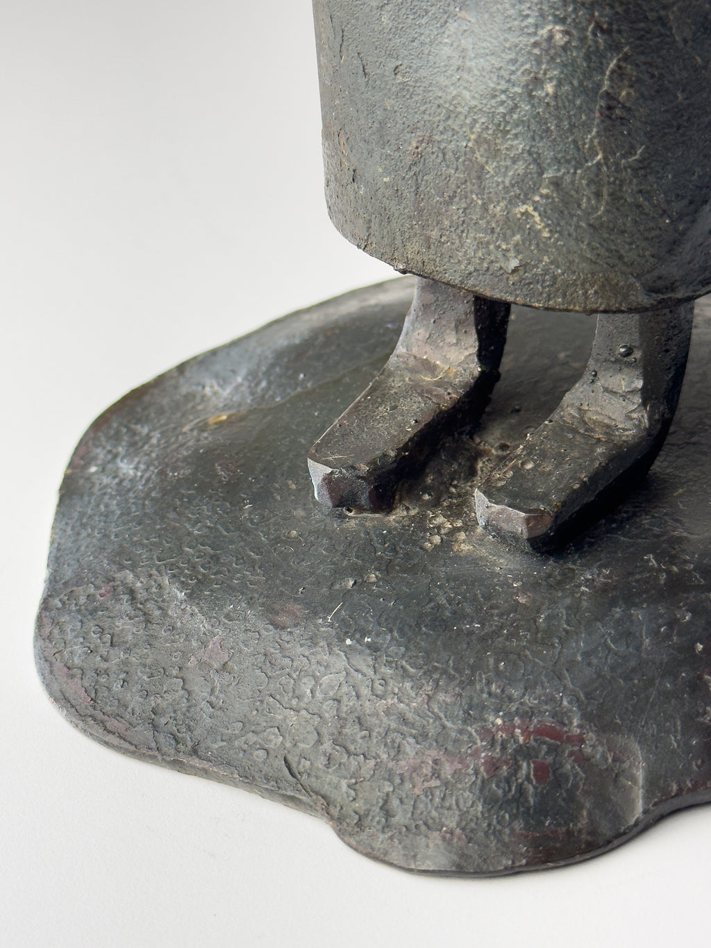 Vintage Brutalist sculpture "Monk With The Book" by Salvino Marsura, Italy 1970s