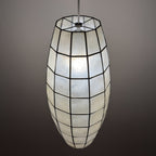 Vintage Capiz Shell Pendant Lamp, Italy 1960s