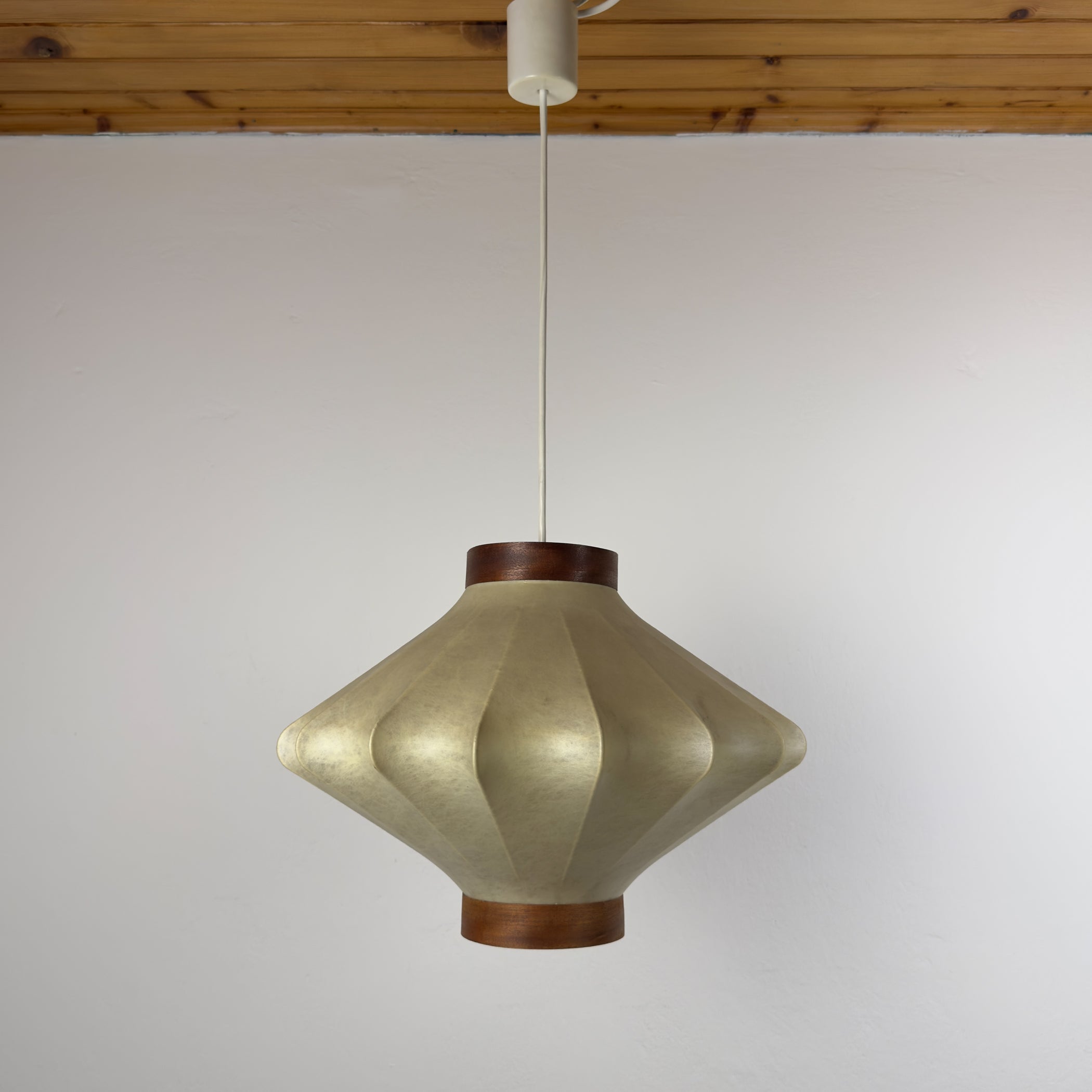 Mid-century cocoon pendant lamp, Achille Castiglioni, Italy 1960s