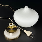 Vintage murano table lamp by Stilnovo, Italy 1950s, Mid-century modern design