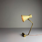 Vintage metal table lamp by Stilnovo, Italy 1950s