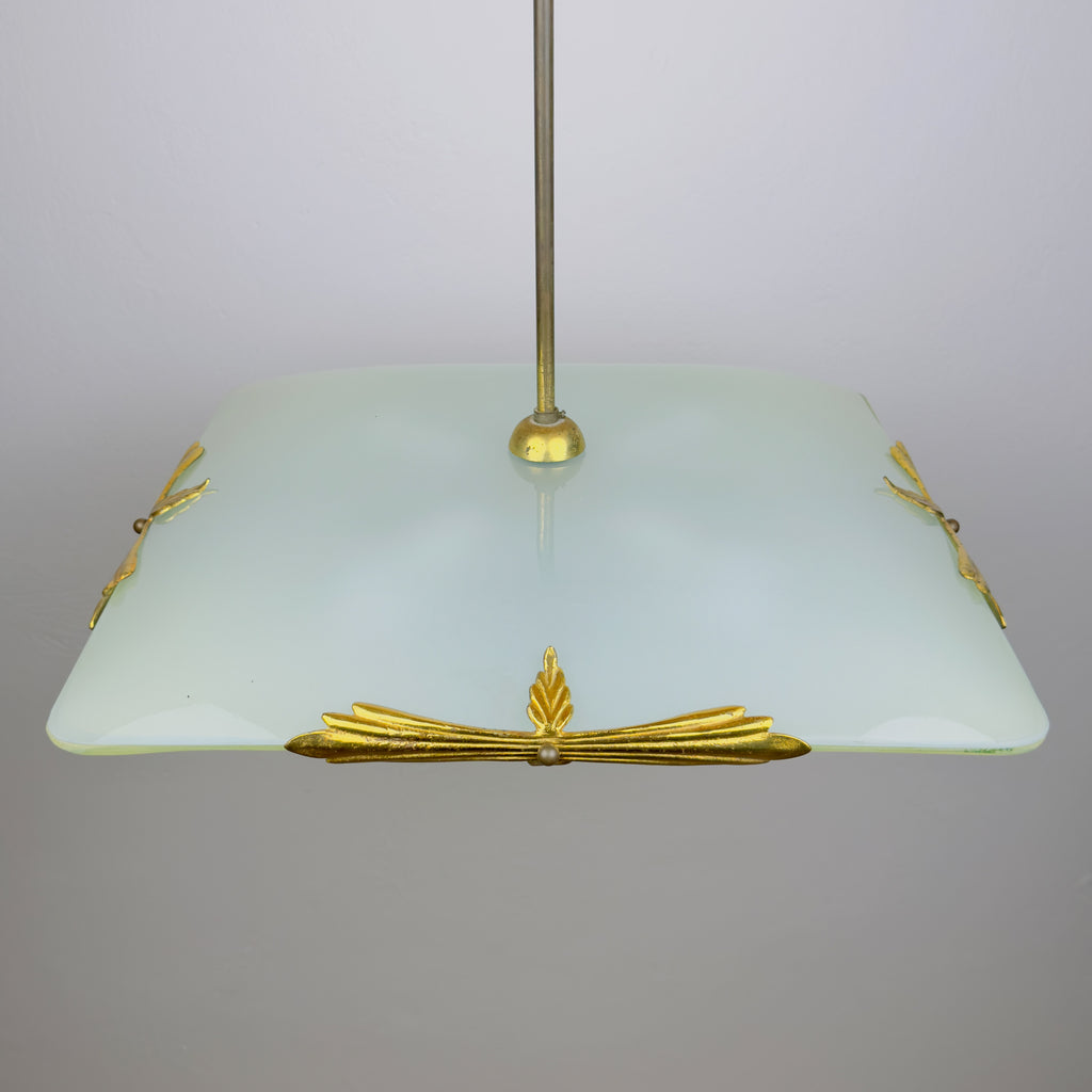 Art Deco Vintage Chandelier, Italy 1930s