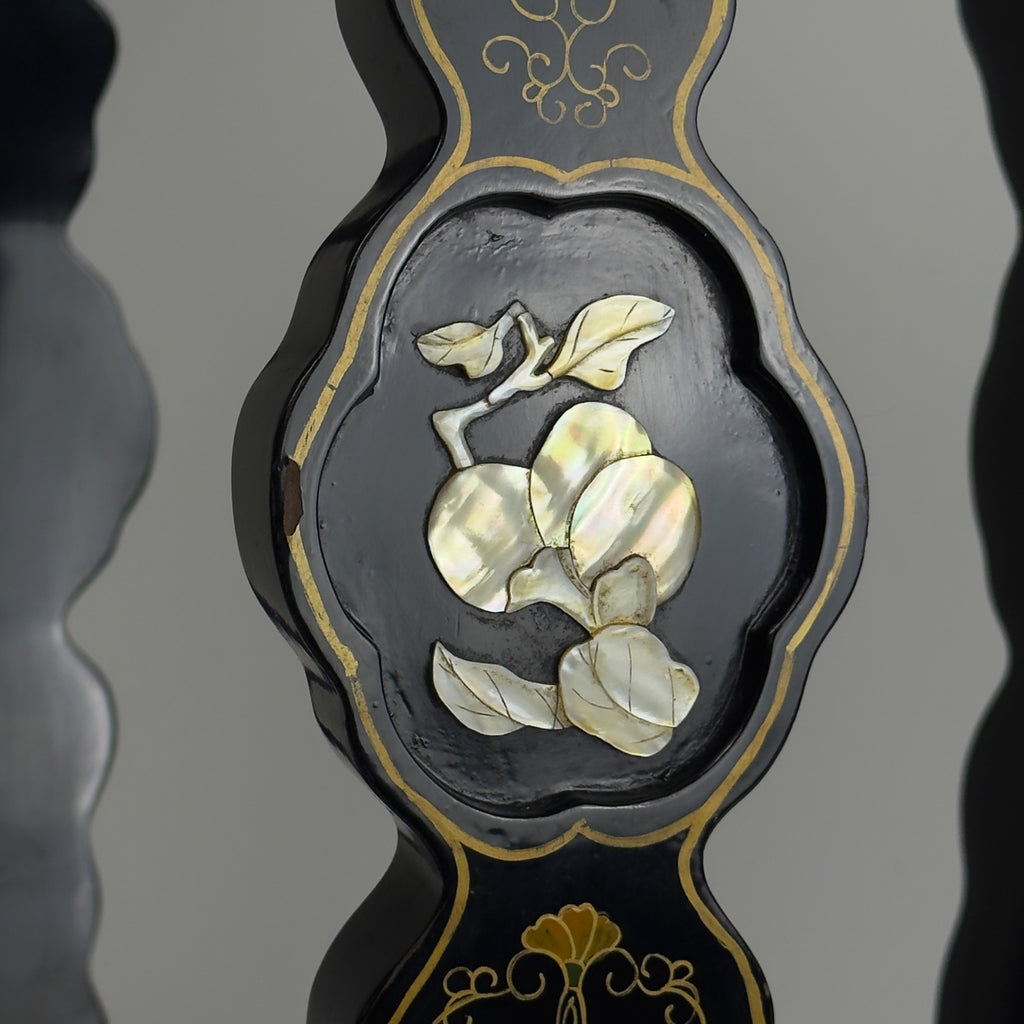 Mid-Century Italian Table, Style Chinoiserie, 1960s