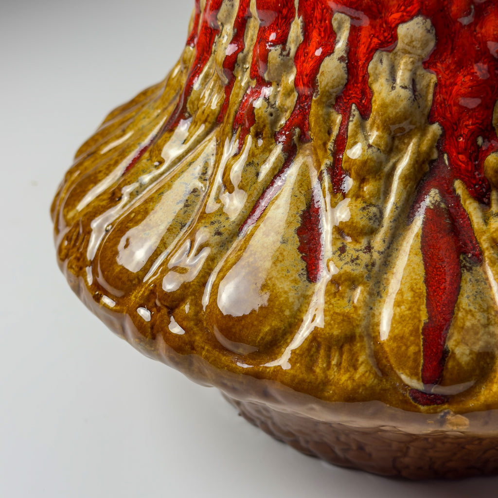 Vintage Ceramic table lamp LAVA by KIL Liboje, Yugoslavia, 1960s
