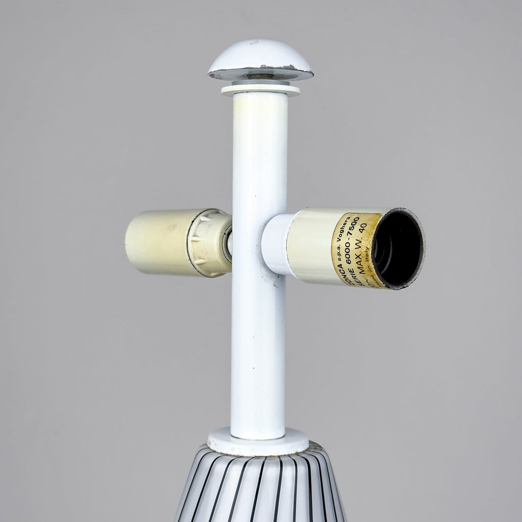 Original vintage murano table lamp by Zonca, Italy 1980s