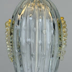 Original Murano glass table lamp by Barovier and Toso, Italy 1980s