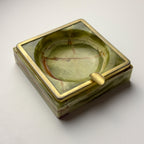 Vintage onyx ashtray, Italy, 1950s