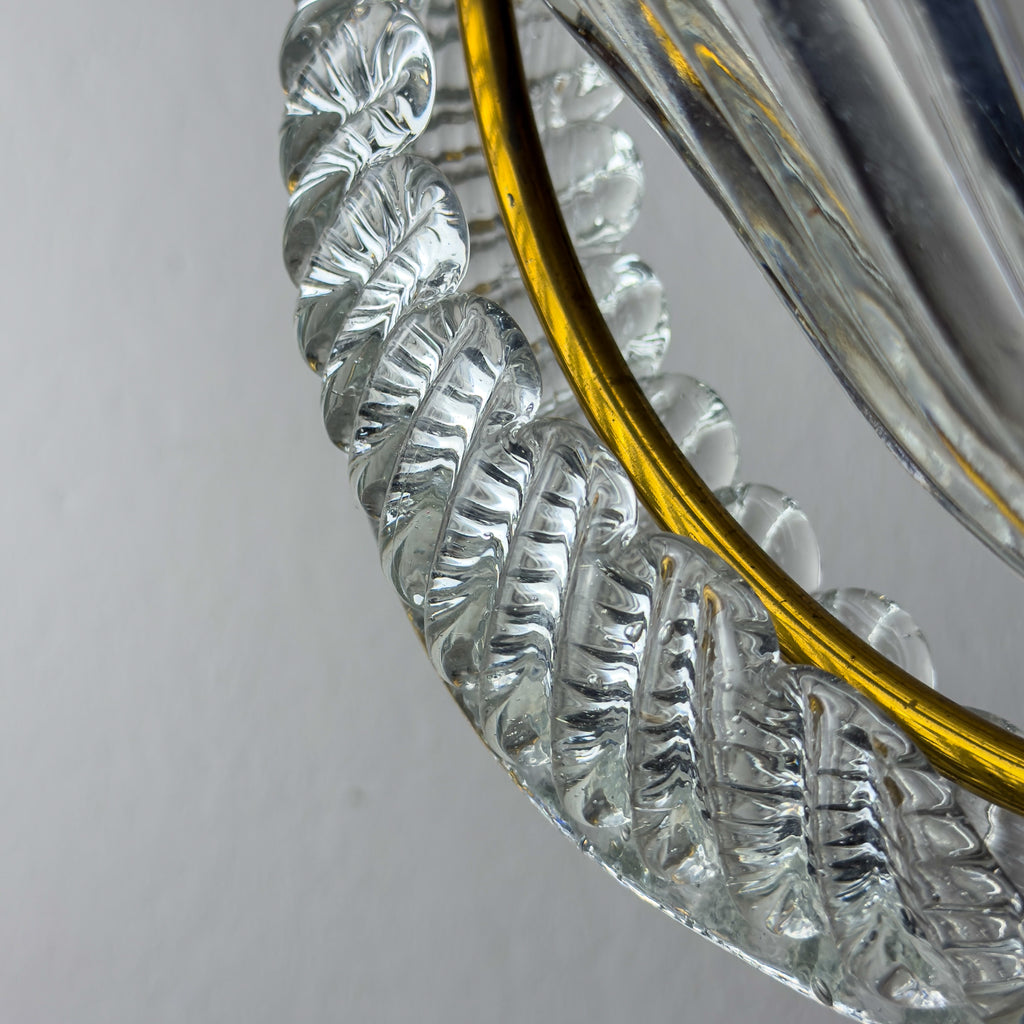 1930s Vintage Murano chandelier by Barovier & Toso, Italy