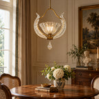 1930s Vintage Murano chandelier by Barovier & Toso, Italy