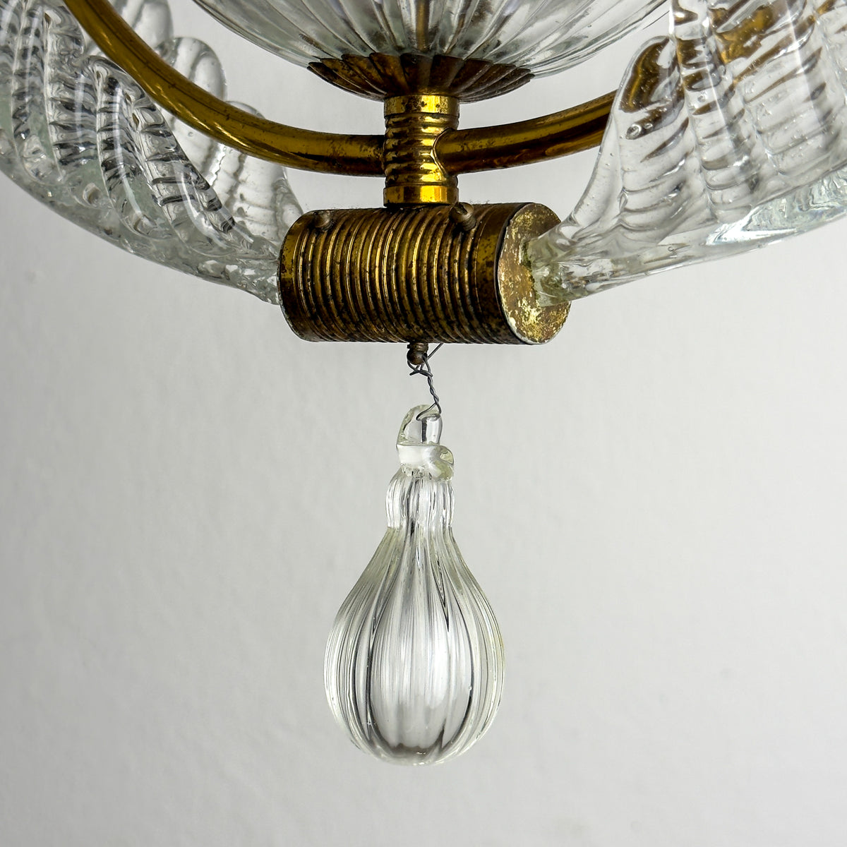 1930s Vintage Murano chandelier by Barovier & Toso, Italy
