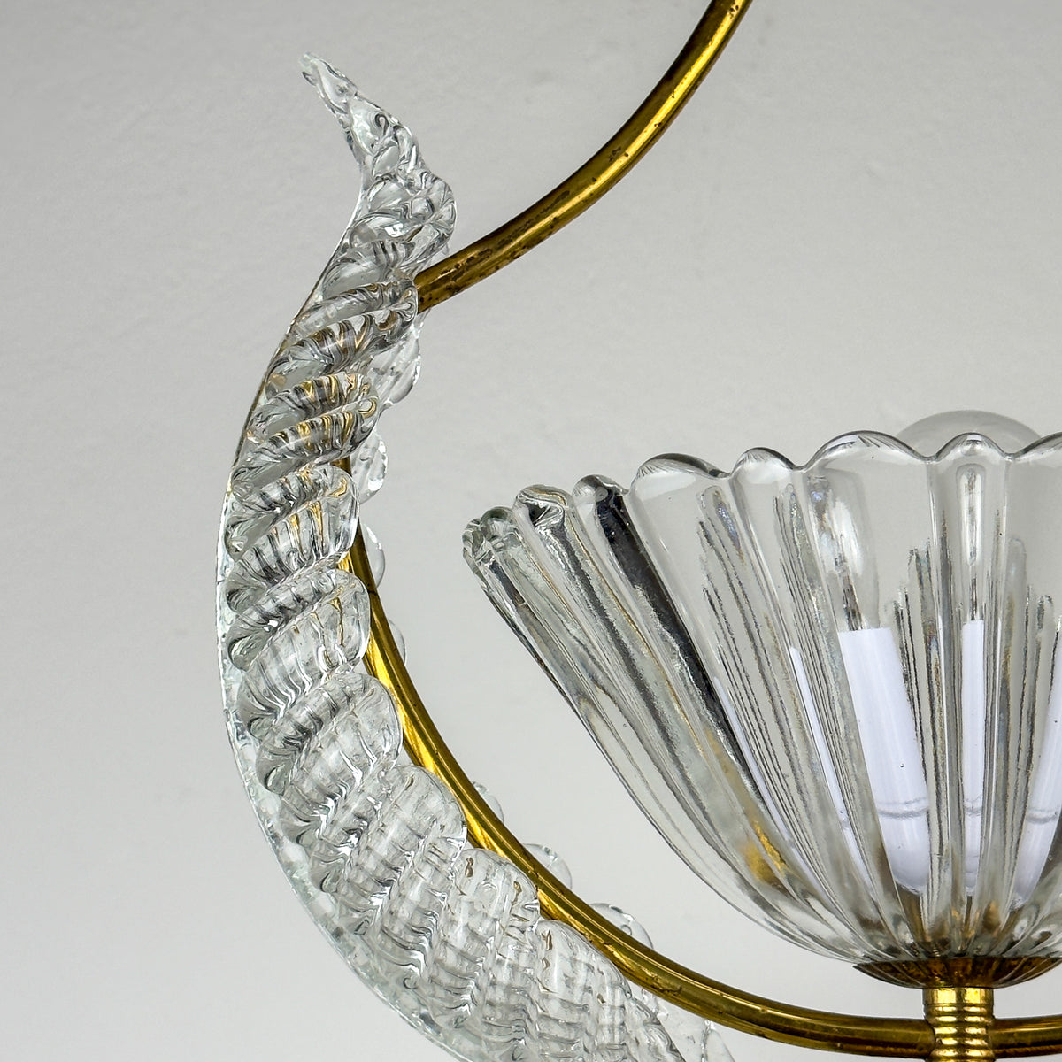 1930s Vintage Murano chandelier by Barovier & Toso, Italy