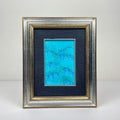 Luigi Targa, Blue Flowers, Padua, Italy 1970s, Oil on Canvas, Framed