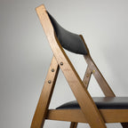 1970s Vintage folding chairs Eden by Gio Ponti for Stol Kamnik, Set of 6