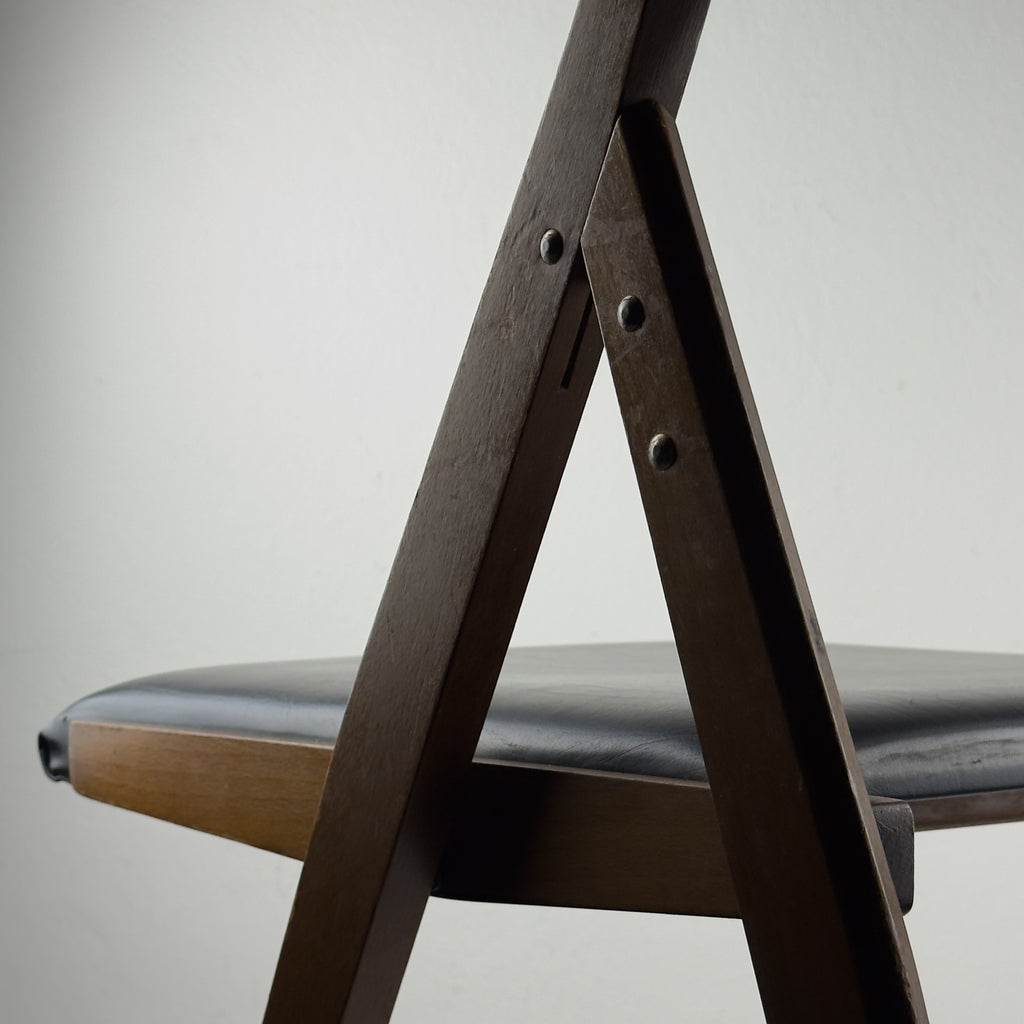 1970s Vintage folding chairs Eden by Gio Ponti for Stol Kamnik, Set of 6