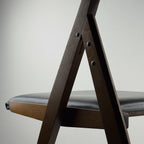 1970s Vintage folding chairs Eden by Gio Ponti for Stol Kamnik, Set of 6