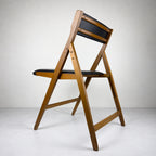 1970s Vintage folding chairs Eden by Gio Ponti for Stol Kamnik, Set of 6
