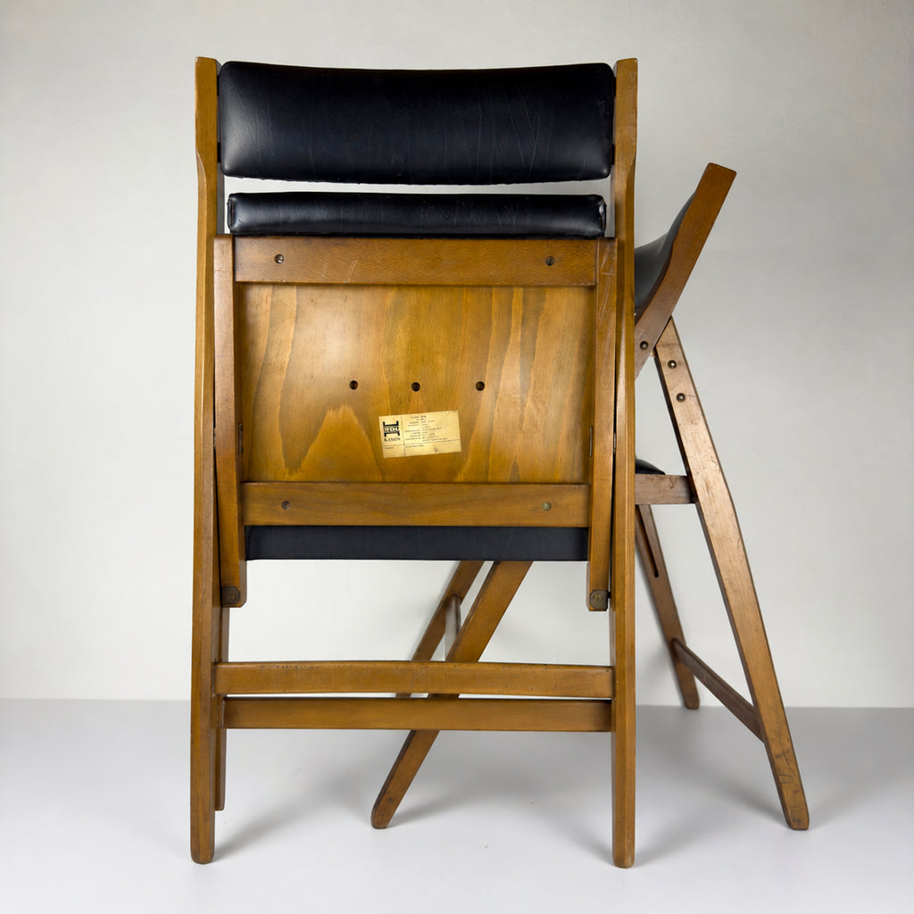 1970s Vintage folding chairs Eden by Gio Ponti for Stol Kamnik, Set of 6