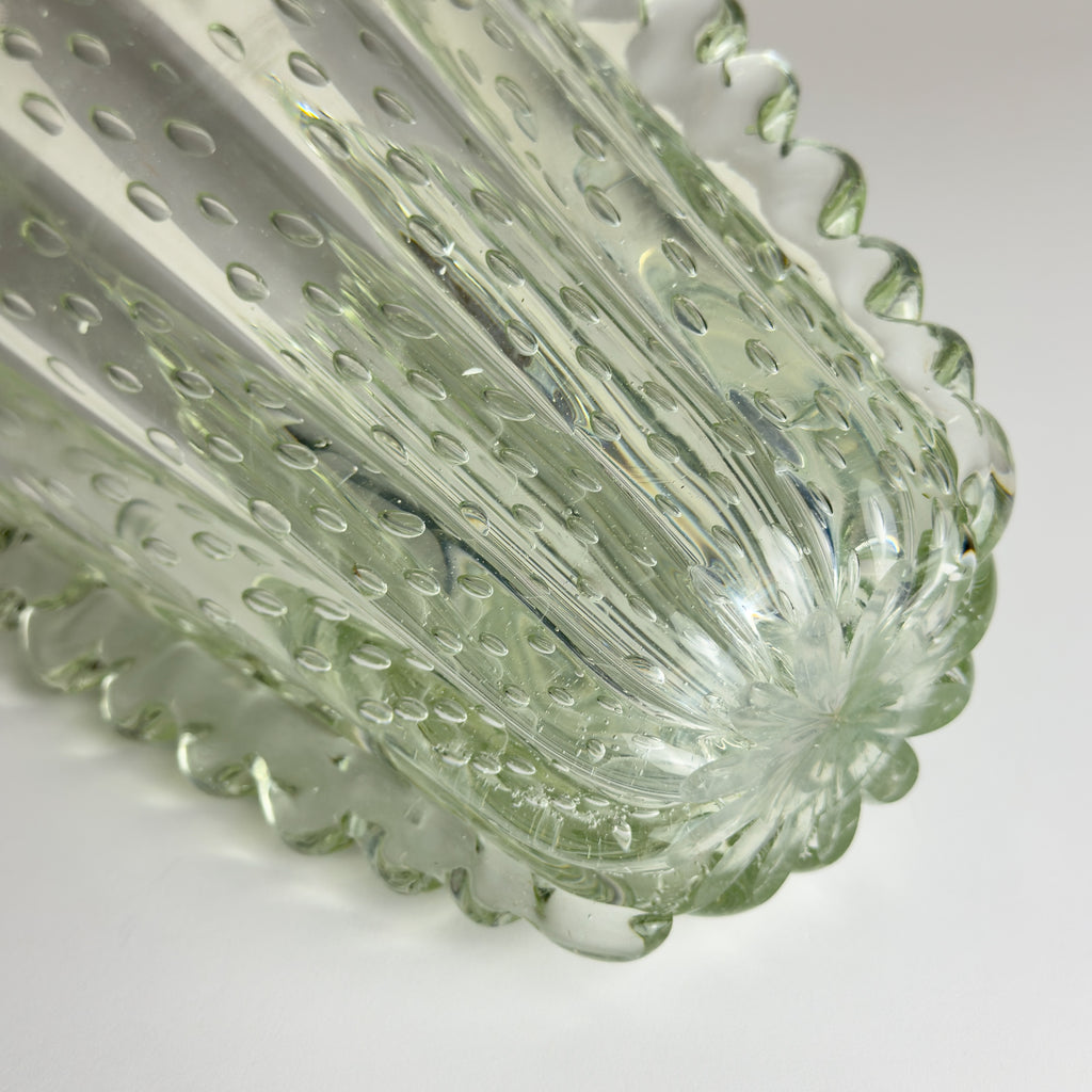 Vintage Murano glass Vase by Barovier & Toso, Italy 1930-40s