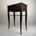 Vintage wood nightstand Italy 1970s