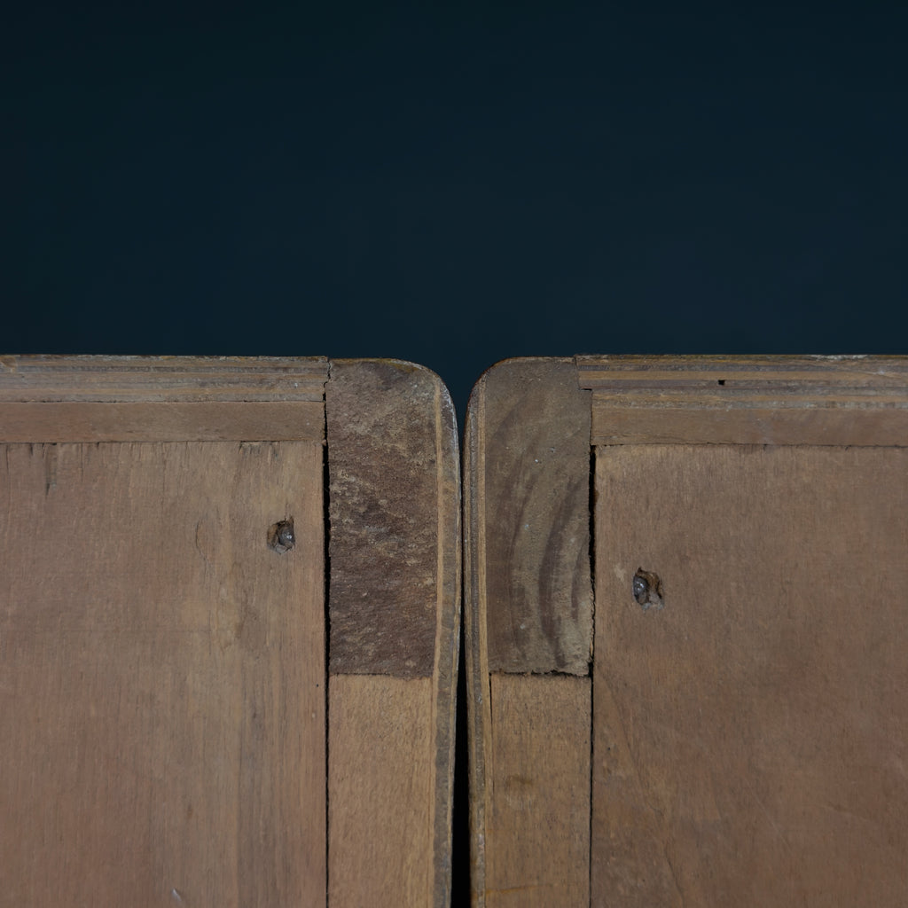 Vintage wood nightstands, Italy 1950s, Set of 2