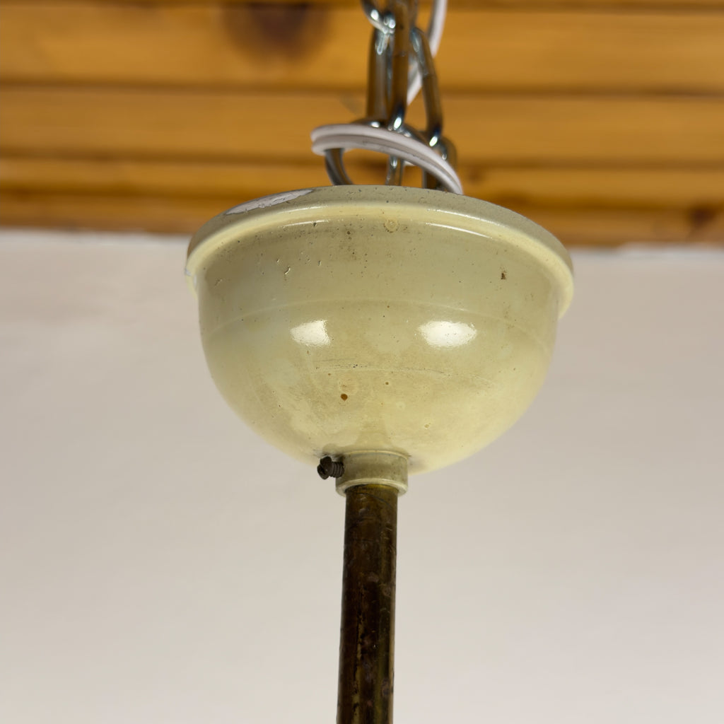 Antique chandelier, in style of Pietro Chiesa For Fontana Arte, Italy, 1930s