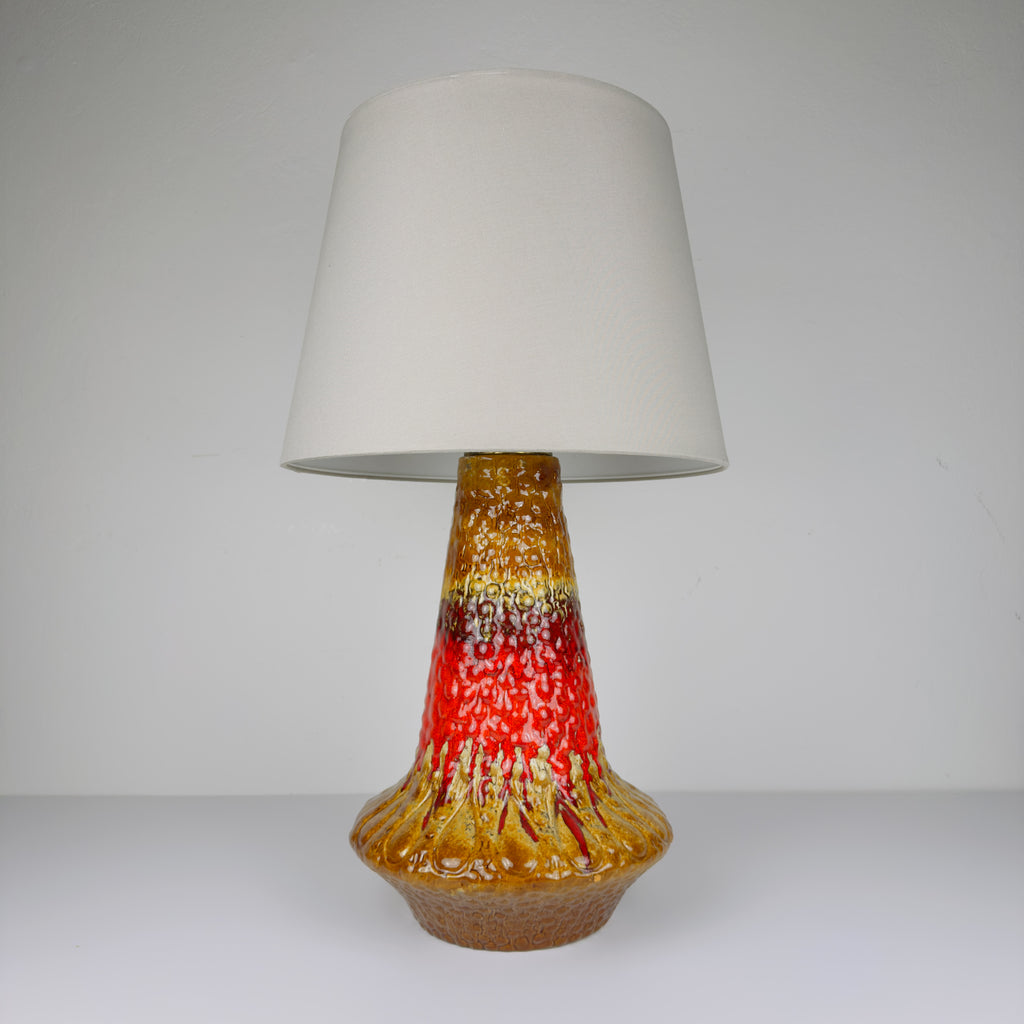 Vintage Ceramic table lamp LAVA by KIL Liboje, Yugoslavia, 1960s