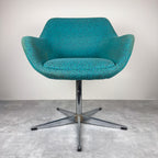 Vintage Mid-Century Modern Swivel Chair: Stol Kamnik, Yugoslavia 1970s