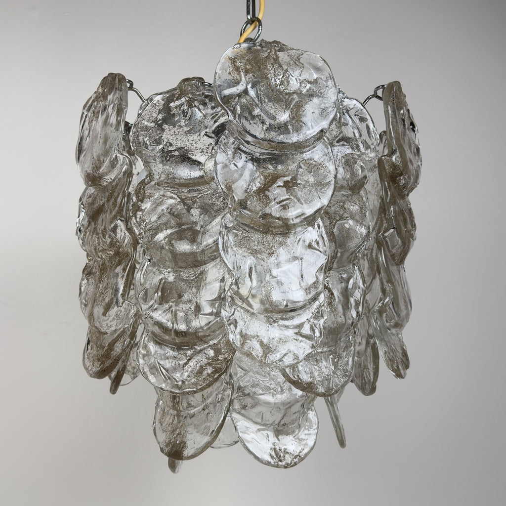 Vintage Murano chandelier by Mazzega, Italy 1970s
