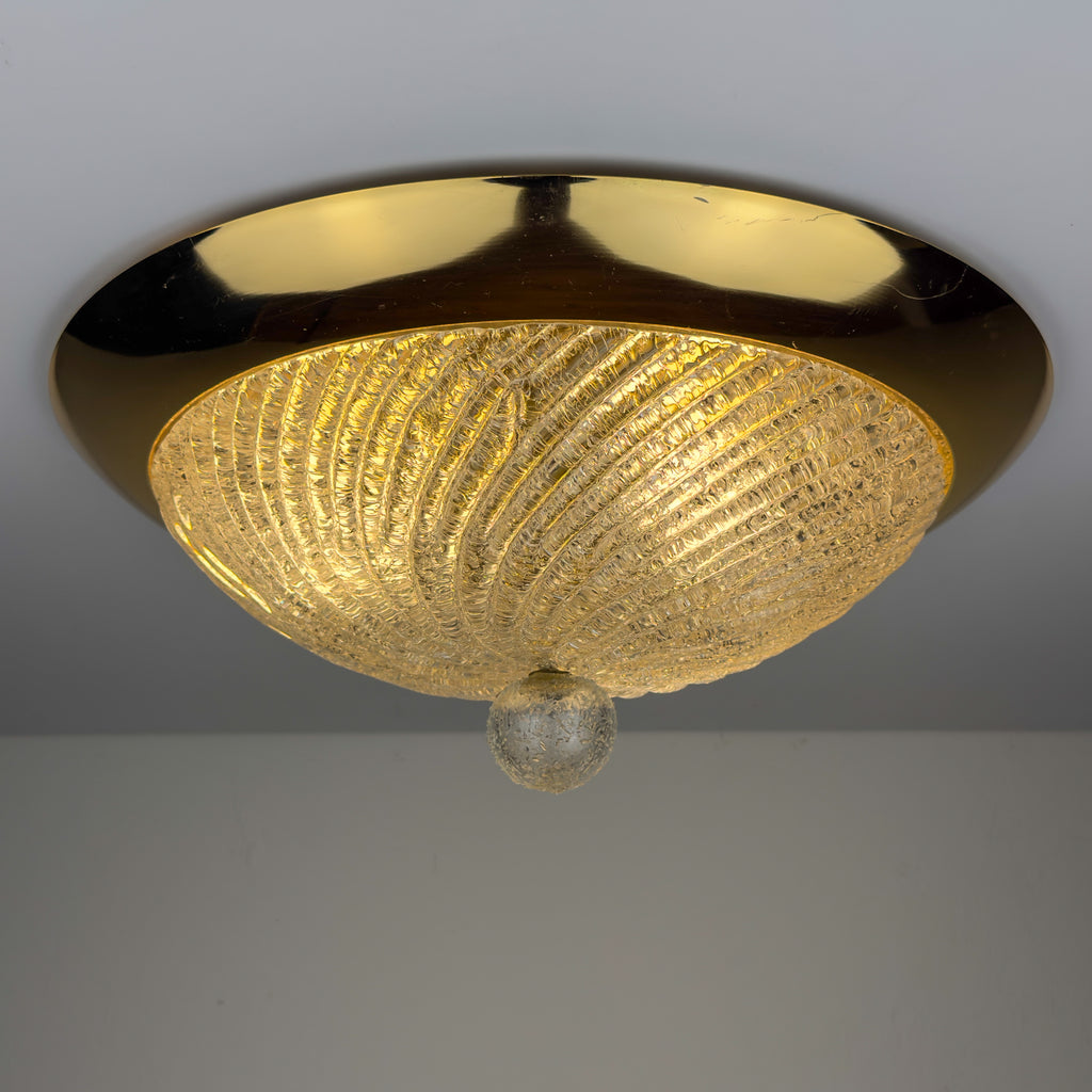 Vintage murano ceiling lamp, Italy 1980s