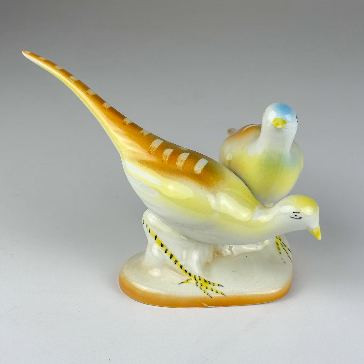 Vintage ceramic figurine Birds Vintage Yugoslavia 1950s