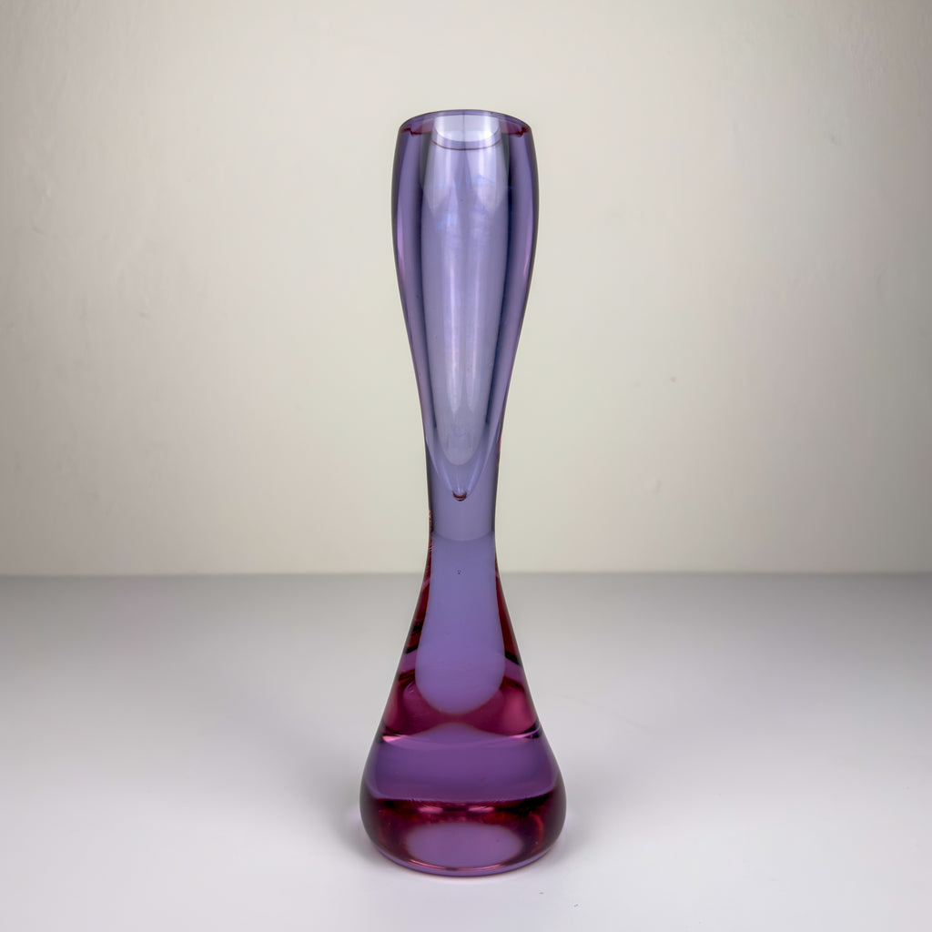 Vintage pink murano vase, Italy, 1970s