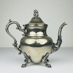 Antique silver on copper teapot by Theodore B. Starr, USA, end of the 19th century