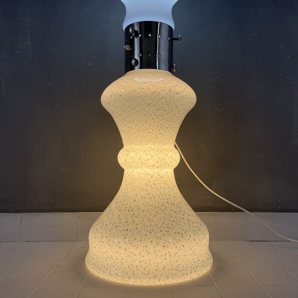 Vintage Murano Glass Floor Lamp: BIRILLO by Carlo Nason, 1960s Italian Design