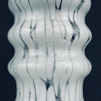 White murano pendant lamp by Carlo Nason for Mazzega, Italy 1960s