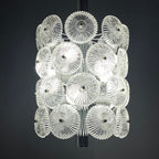 Vintage crystal chandelier Dandelion Italy 1960s mid-century modern italian lighting
