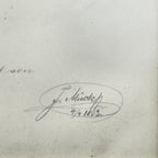 Antique pencil drawing Feet, artist F. Mucke, Austria 1802
