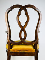 Vintage dining chair with arms, Italy 1950s