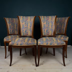 Vintage dining chairs, Set of 4, Italy 1950s