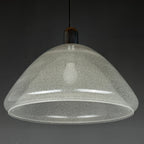 Carlo Nason Murano Glass Pendant Lamp: Mazzega Italian Lighting, 1960s